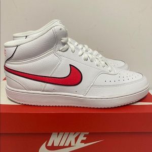 New Nike court mid vision hot pink womens